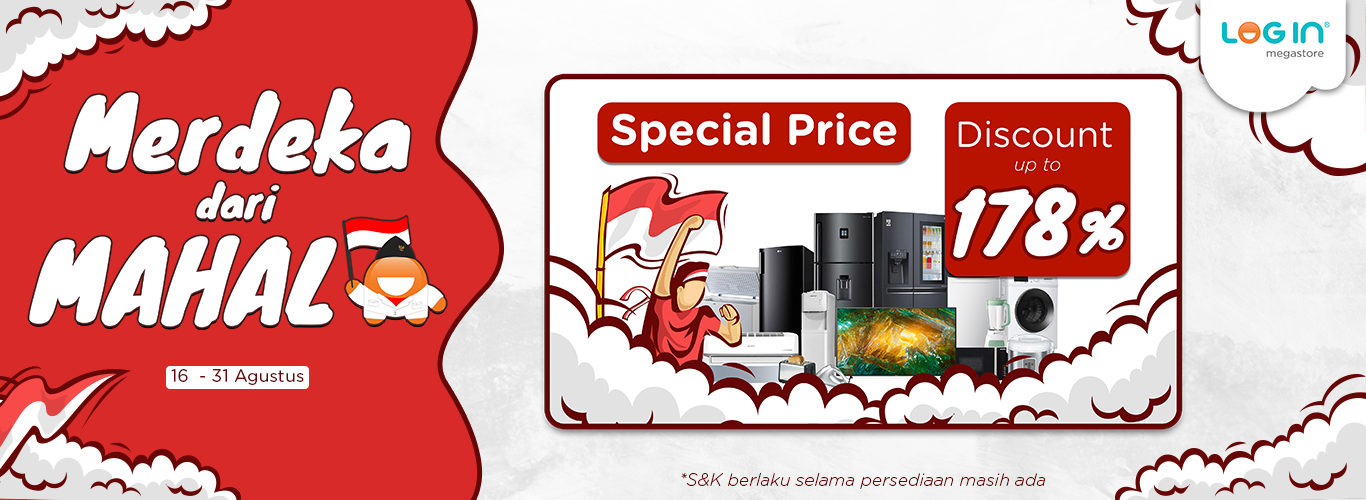 Promo Special Price Merdeka Dari Mahal - Login Megastore